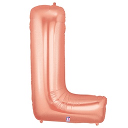 [2515912LRG] Megaloon L Rose Gold Foil Balloon 40&quot; 1pk