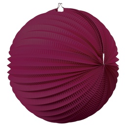 [5213WB] FS Accordion Lantern Wild Berry 35cm 1pk (D)
