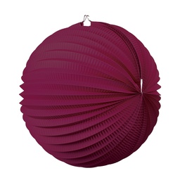 [5214WB] FS Accordion Lantern Wild Berry 25cm 1pk (D)