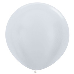 [7091405] Shimmer Pearl White 90cm Balloon 1pk