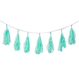 [5203MTP] FS Tassel Garland Mint 3m 12pk