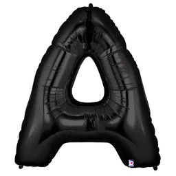 [2515901ABK] Megaloon A Black Foil Balloon 40&quot; 1pk