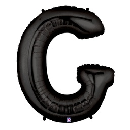 [2515907GBK] Megaloon G Black Foil Balloon 40&quot; 1pk