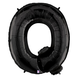 [2515917QBK] Megaloon Q Black Foil Balloon 40&quot; 1pk