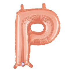 [2534916PRGP] M/loon Jnr. P Rose Gold Foil 14&quot; Valved 1pk