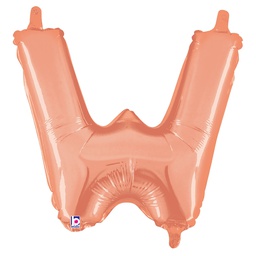 [2534924WRGP] M/loon Jnr. W Rose Gold Foil 14&quot; Valved 1pk