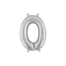 [2534840SP] M/loon Jnr. 0 Zero Silver Foil 14&quot; Valved 1pk