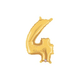 [2534844GP] M/loon Jnr. 4 Gold Foil 14&quot; Valved 1pk