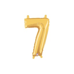 [2534847GP] M/loon Jnr. 7 Gold Foil 14&quot; Valved 1pk