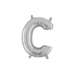 [2534903CSP] M/loon Jnr. C Silver Foil 14&quot; Valved 1pk