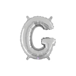[2534907GSP] M/loon Jnr. G Silver Foil 14&quot; Valved 1pk