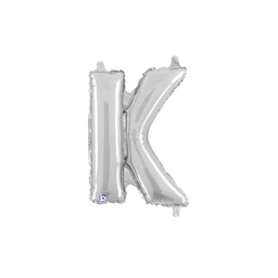 [2534911KSP] M/loon Jnr. K Silver Foil 14&quot; Valved 1pk