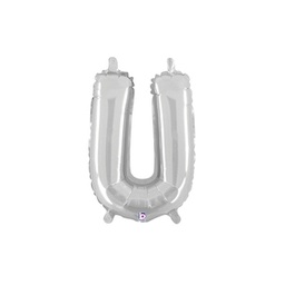 [2534922USP] M/loon Jnr. U Silver Foil 14&quot; Valved 1pk