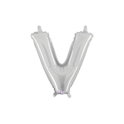 [2534923VSP] M/loon Jnr. V Silver Foil 14&quot; Valved 1pk
