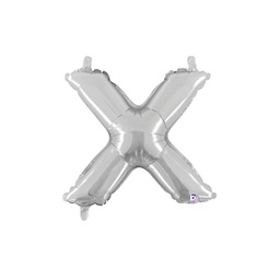 [2534925XSP] M/loon Jnr. X Silver Foil 14&quot; Valved 1pk