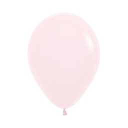 [710609] Matte Pastel Pink 30cm Round Balloon 18pk