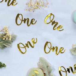 [410011] FS ONE Foil Jumbo Confetti Gold 20pk