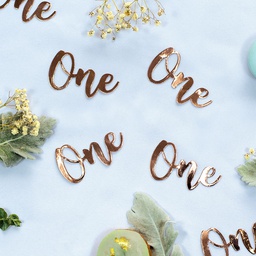 [410012] FS ONE Foil Jumbo Confetti Rose Gold 20pk