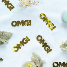 [410051] FS OMG Foil Jumbo Confetti Gold 20pk