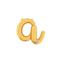 [2534701aGP] M/Loon Script a Gold Foil Air filled 14&quot; 1pk