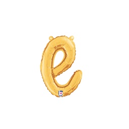 [2534705eGP] M/Loon Script e Gold Foil Air filled 14&quot; 1pk