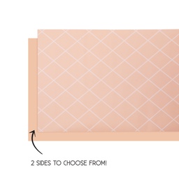 [6160PHP] FS Table Runner Reversible 4mx35cm Peach 1pk