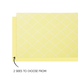 [6160PYP] FS Table Runner Reversible 4mx35cm P/ Yellow1pk