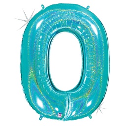 [2515840REB] Megaloon Glitter 0 Robin's Egg Blue Foil 40&quot; 1pk