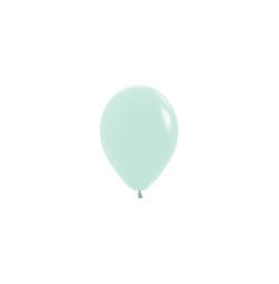 [7031630] Matte Pastel Green 12cm Round Balloon 20pk