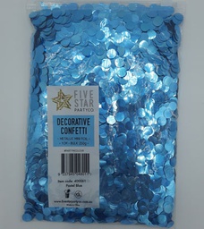 [400061] FS Round Foil Confetti Pastel Blue 250g /1cm