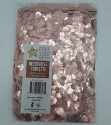 [400063] FS Round Foil Confetti Rose Gold 250g/1cm