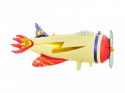 [26108] PD Foil Balloon Lightning Plane 1pkt 91x39CM