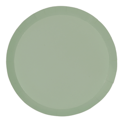 [6110EUP] FS Paper Round Plate 9&quot; Eucalyptus 10pk (D)
