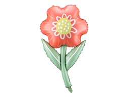 [26192] PD Foil Balloon Red Flower 53x96cm 