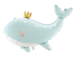 [26185] PD Foil Balloon Whale 93x60cm 