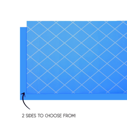 [6160SBP] FS Table Runner Reversible 4mx35cm Sky Blue 1pk