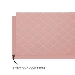 [6160ROP] FS Table Runner Reversible 4mx35cm Rose 1pk