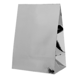 [6300MSP] FS Paper Party Bag Met Silver 10pk
