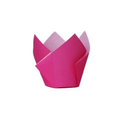 [6255FMP] FS Tulip Cupcake Case Flamingo 20pk