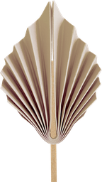 [5219WSP] FS Paper Palm Leaf 15cm White Sand 2pk