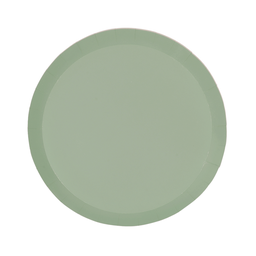 [6170EUP] FS Paper Round Snack Plate 7&quot; Eucalyptus 20pk 