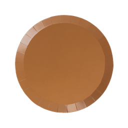 [6170ACP] FS Paper Round Snack Plate 7&quot; Acorn 20pk 