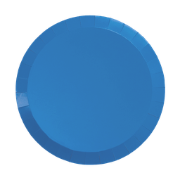 [6180SBP] FS Paper Round Dinner Plate 9&quot; Sky Blue 20pk 