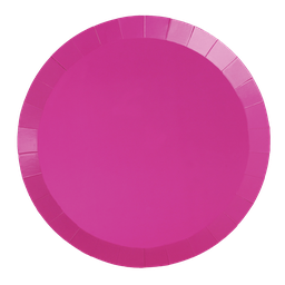 [6190FMP] FS Paper Round Banquet Plate 10.5&quot; Flamingo 20pk 