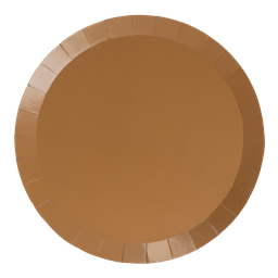 [6190ACP] FS Paper Round Banquet Plate 10.5&quot; Acorn 20pk 