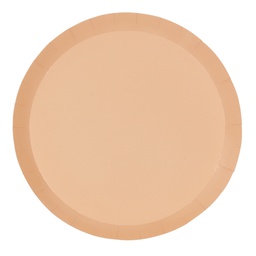 [6180PHP] FS Paper Round Dinner Plate 9&quot; Peach 20pk 